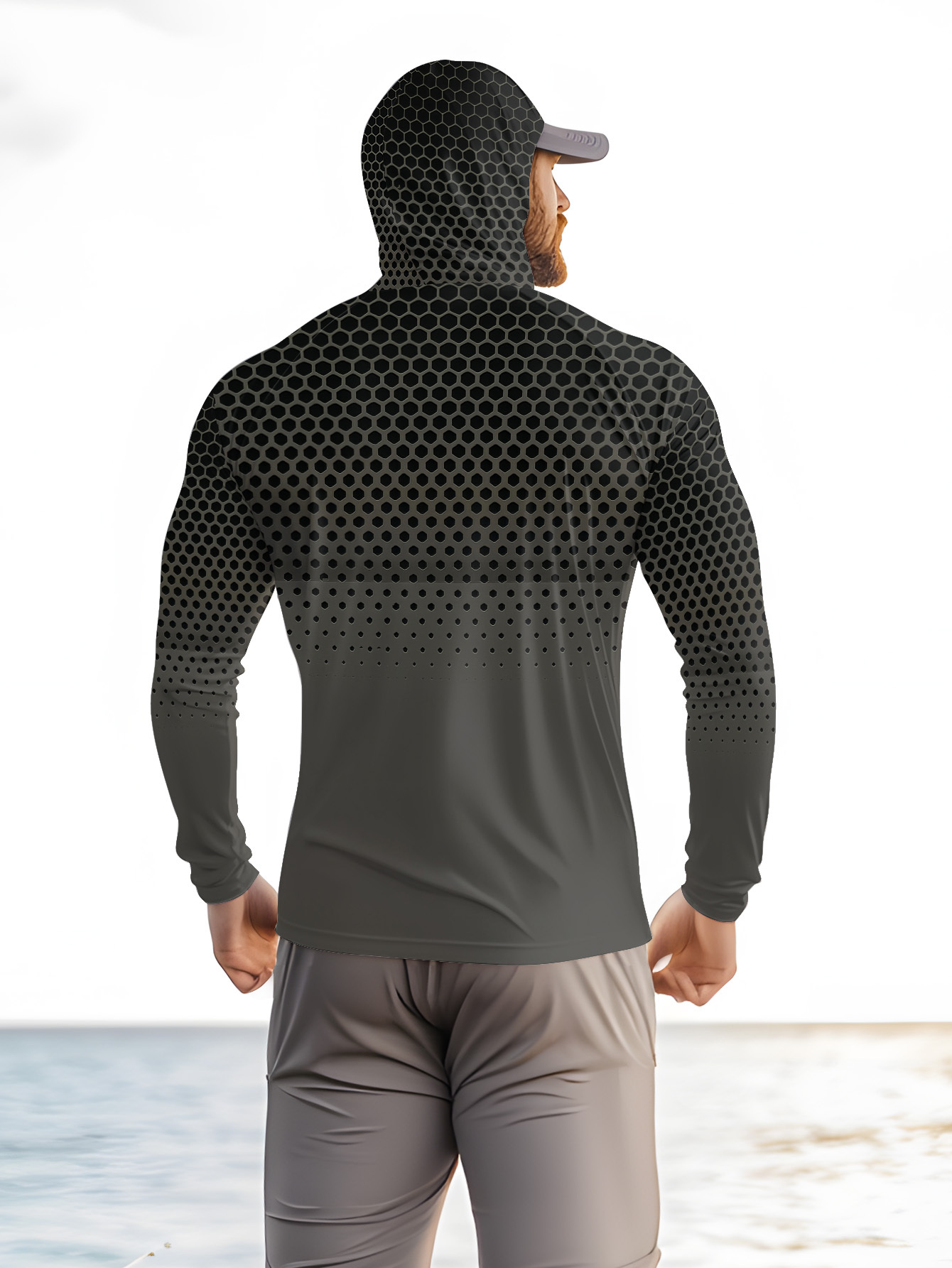 Szara koszulka w plasterki mio – Fishing Shirt Uv Protection recenzja i cena