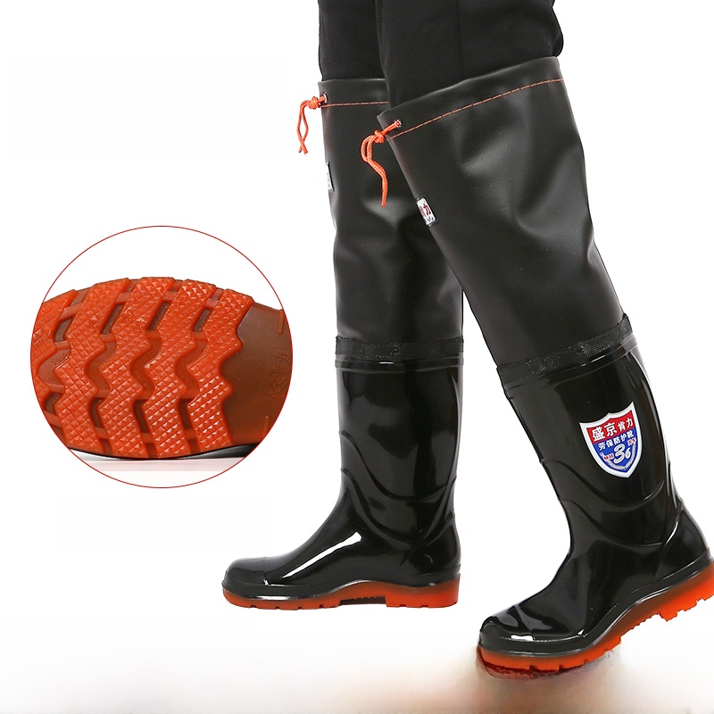 Grube kalosze za kolano męskie – Fishing Rain Suit recenzja i cena